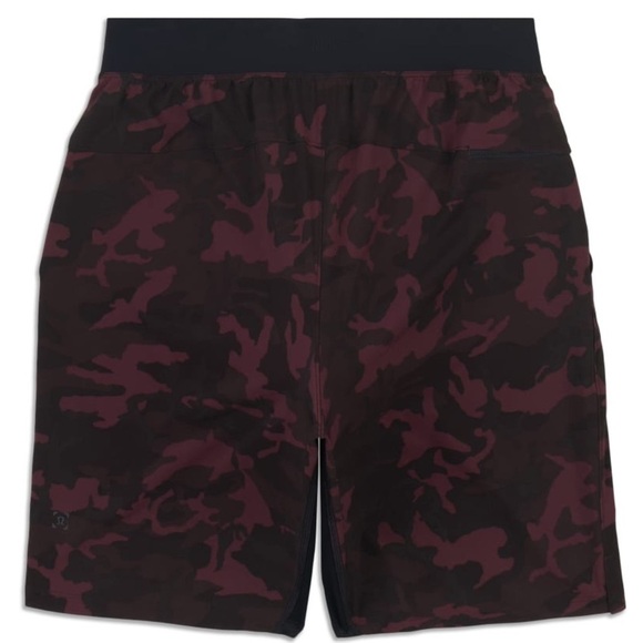 Lululemon THE Short 9.5” Men’s Shorts in Incognito Camo Red - Size Small - Picture 2 of 9